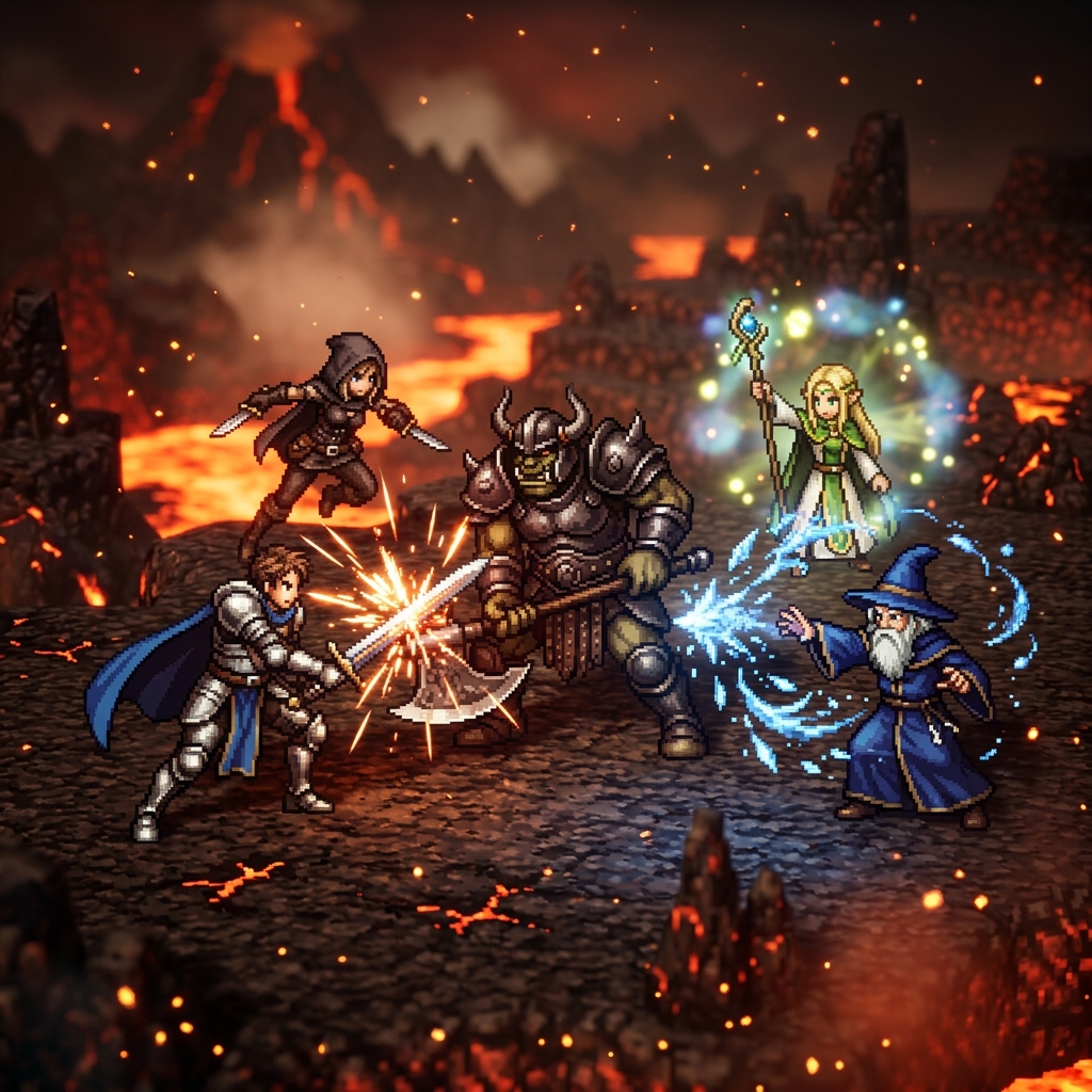 Epic combat battle