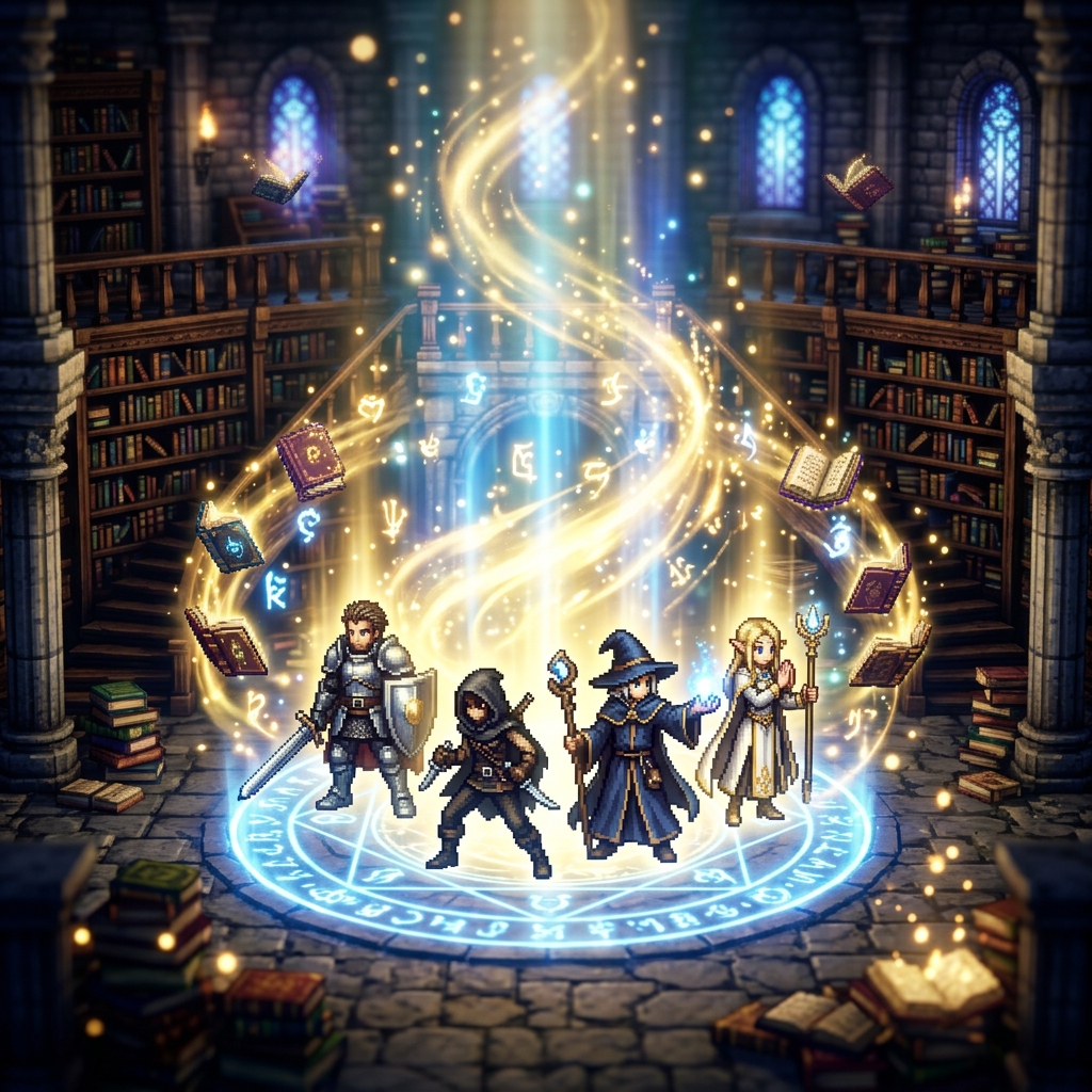 Character leveling up